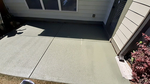 concrete patio in sandy springs ga - after