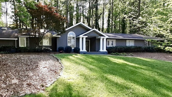 repainted ranch in sandy springs ga - after