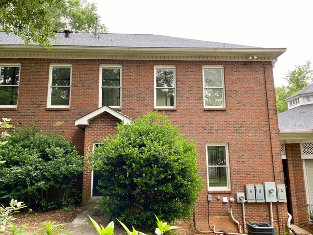 exterior of office building in sandy springs before - certapro painters of dunwoody