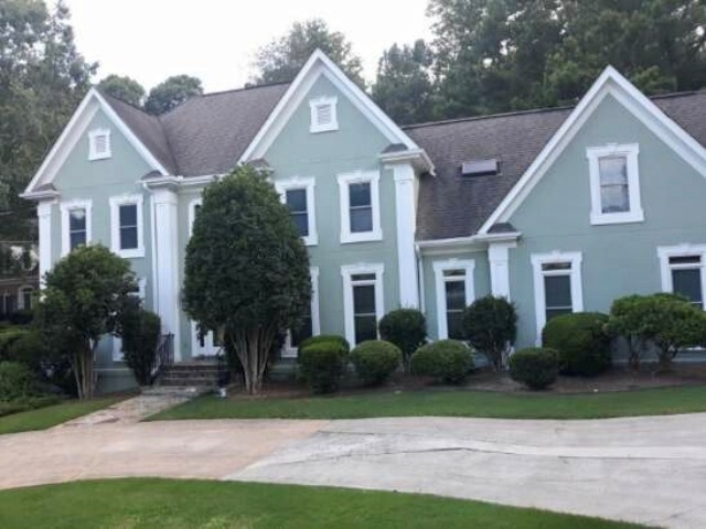 repainted exterior in sandy springs - before