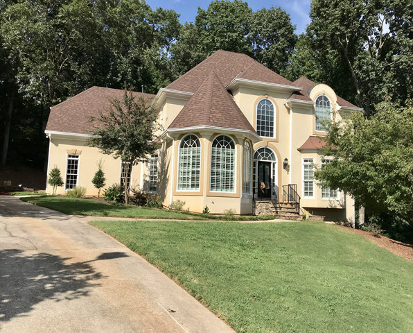 repainted exterior in sandy springs - before