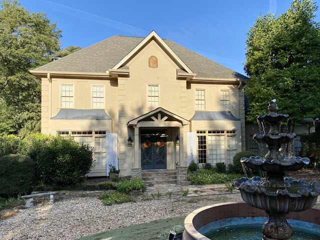 repainted home in sandy springs ga - before