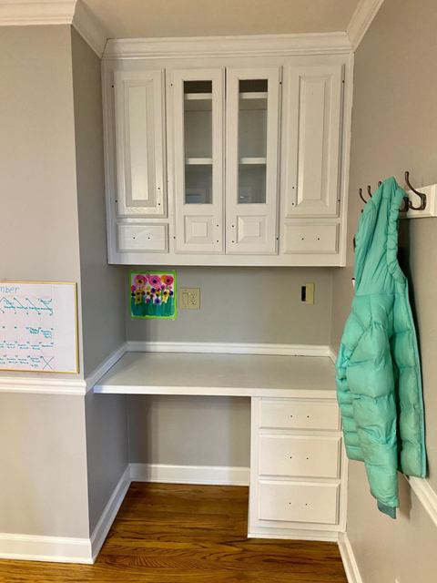 repainted kitchen cabinets