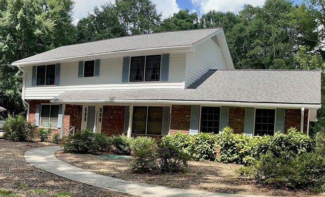 photo of repainted home in dunwoody georgia
