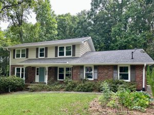 photo of repainted exterior of home in dunwoody
