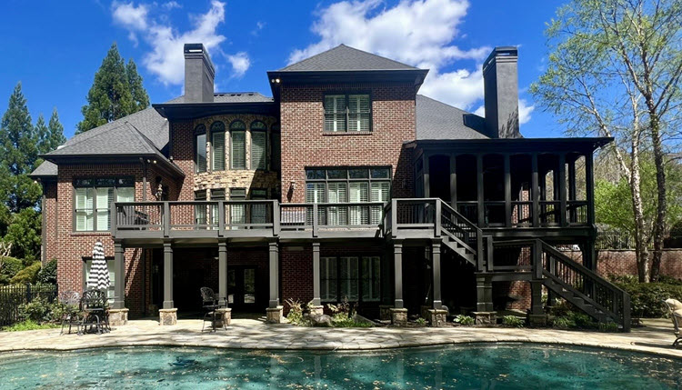 brick exterior in dunwoody