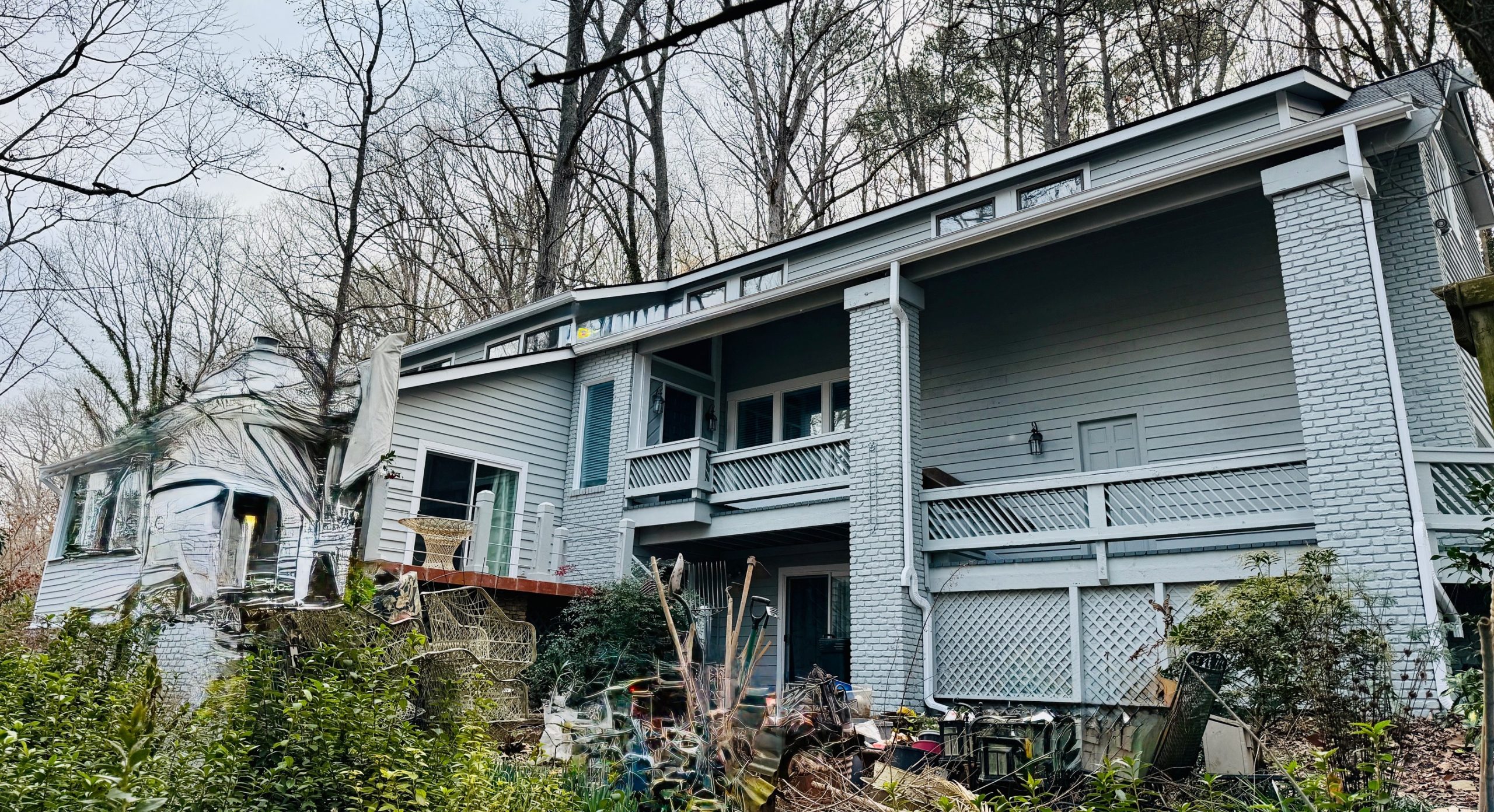 repainted exterior in sandy springs