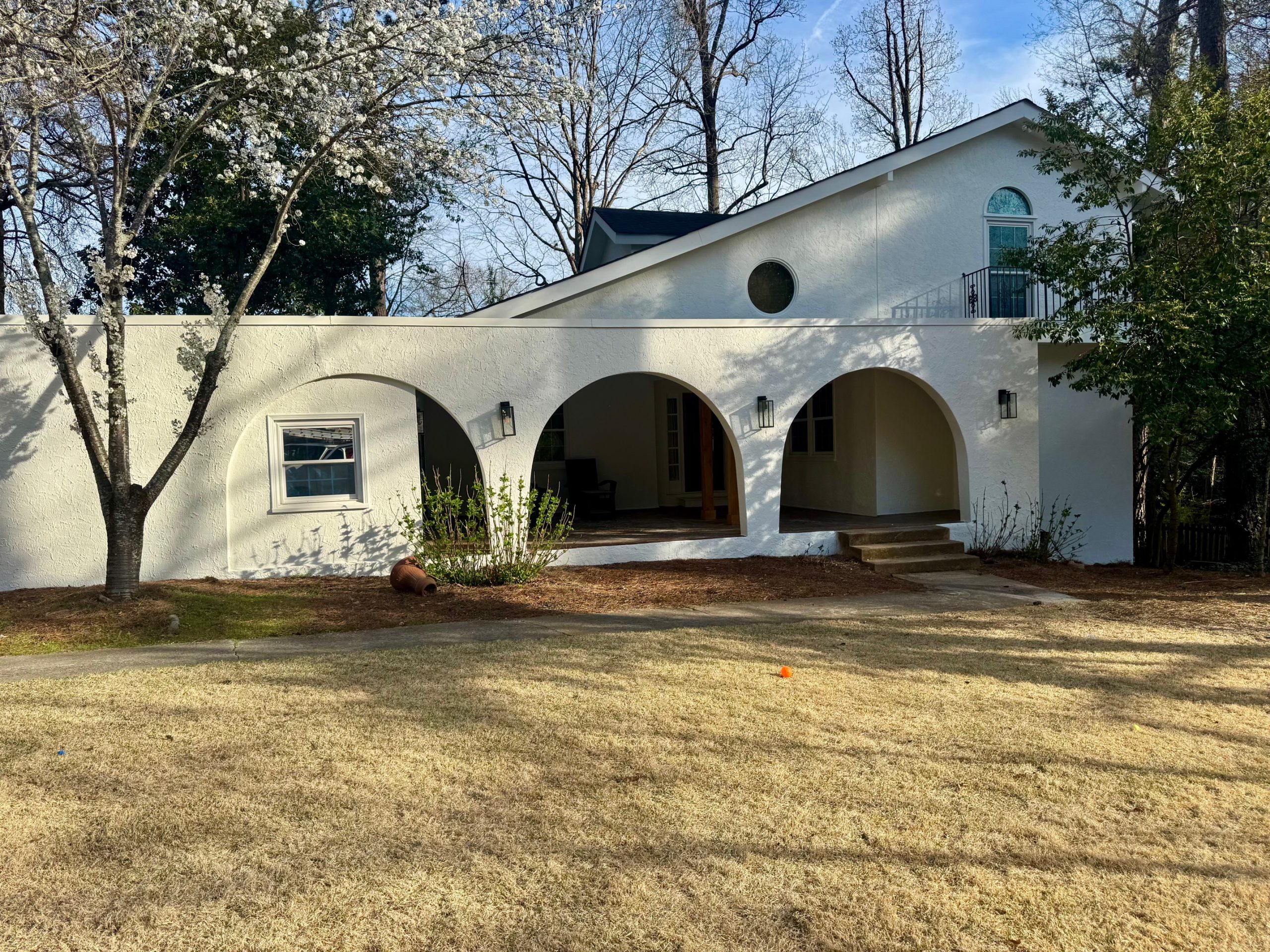 repainted exterior of home in sandy springs ga