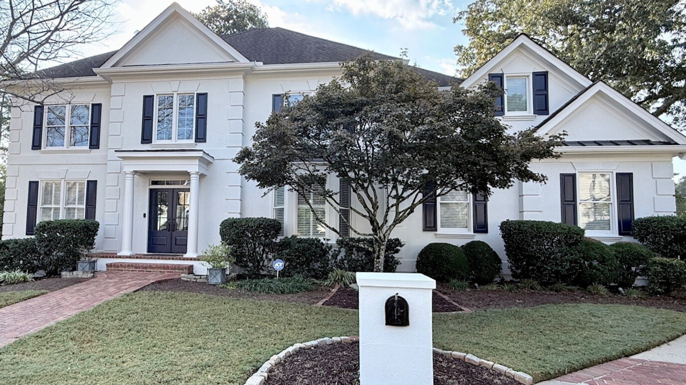 repainted exterior of home in dunwoody