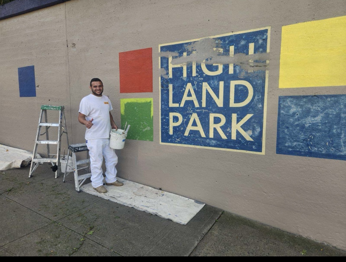 Highland Park Wall – Before & After Before