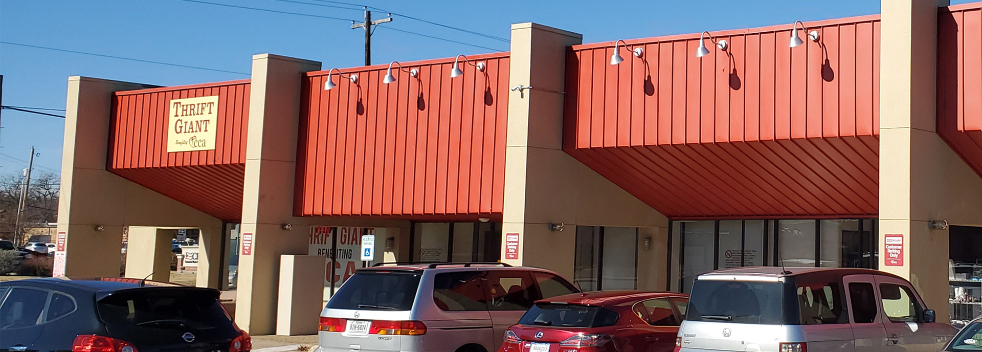 Metal Awning Painting After