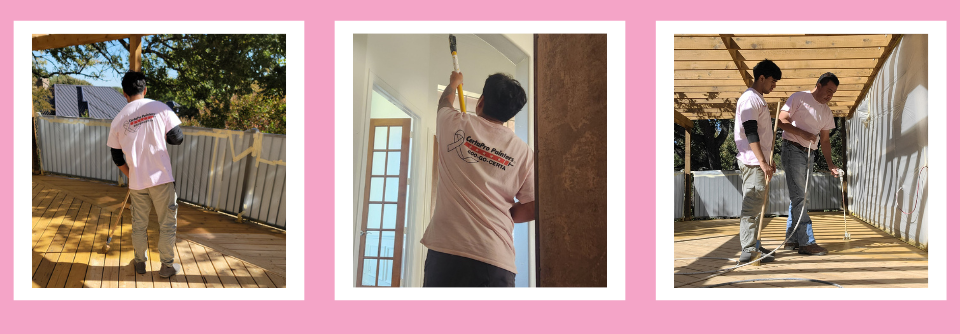 Our Team Paints It Pink