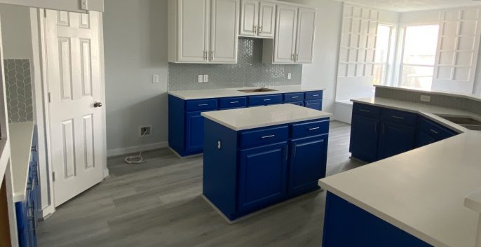 Check out our Cabinet Refinishing and Repainting