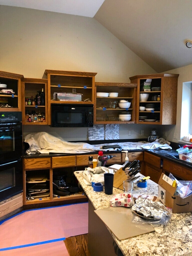 kitchen cabinet painting