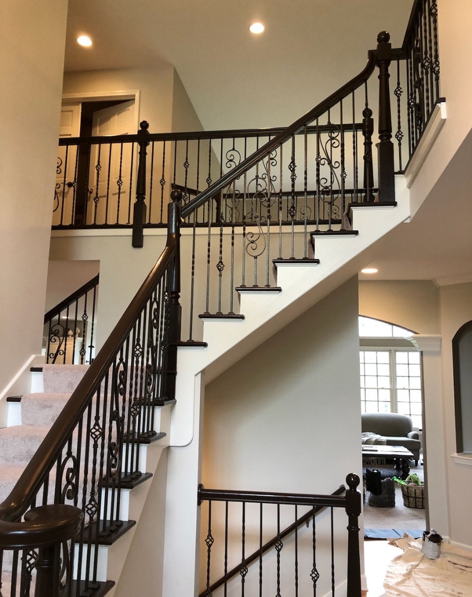 Staircase and Banister Painting