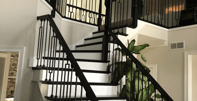 Check out our Staircase and Banister Painting