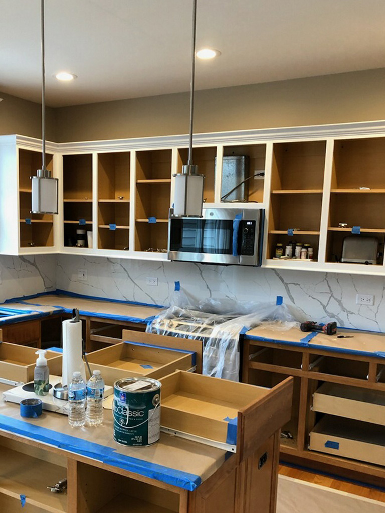 kitchen cabinet painting