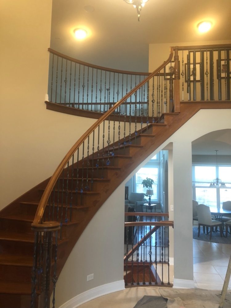 interior staircase painting hampshire