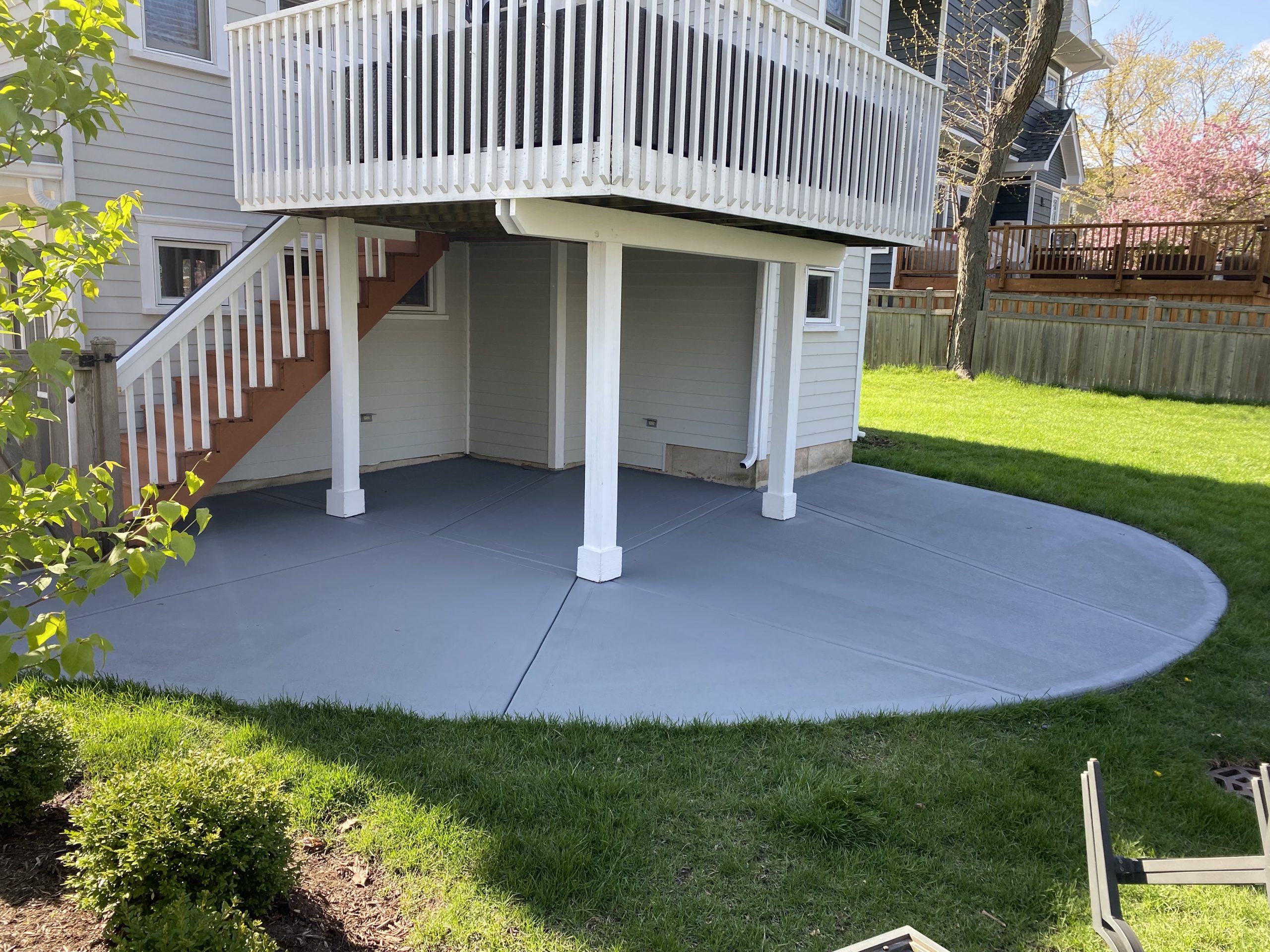 Patio Painting in Glen Ellyn, IL