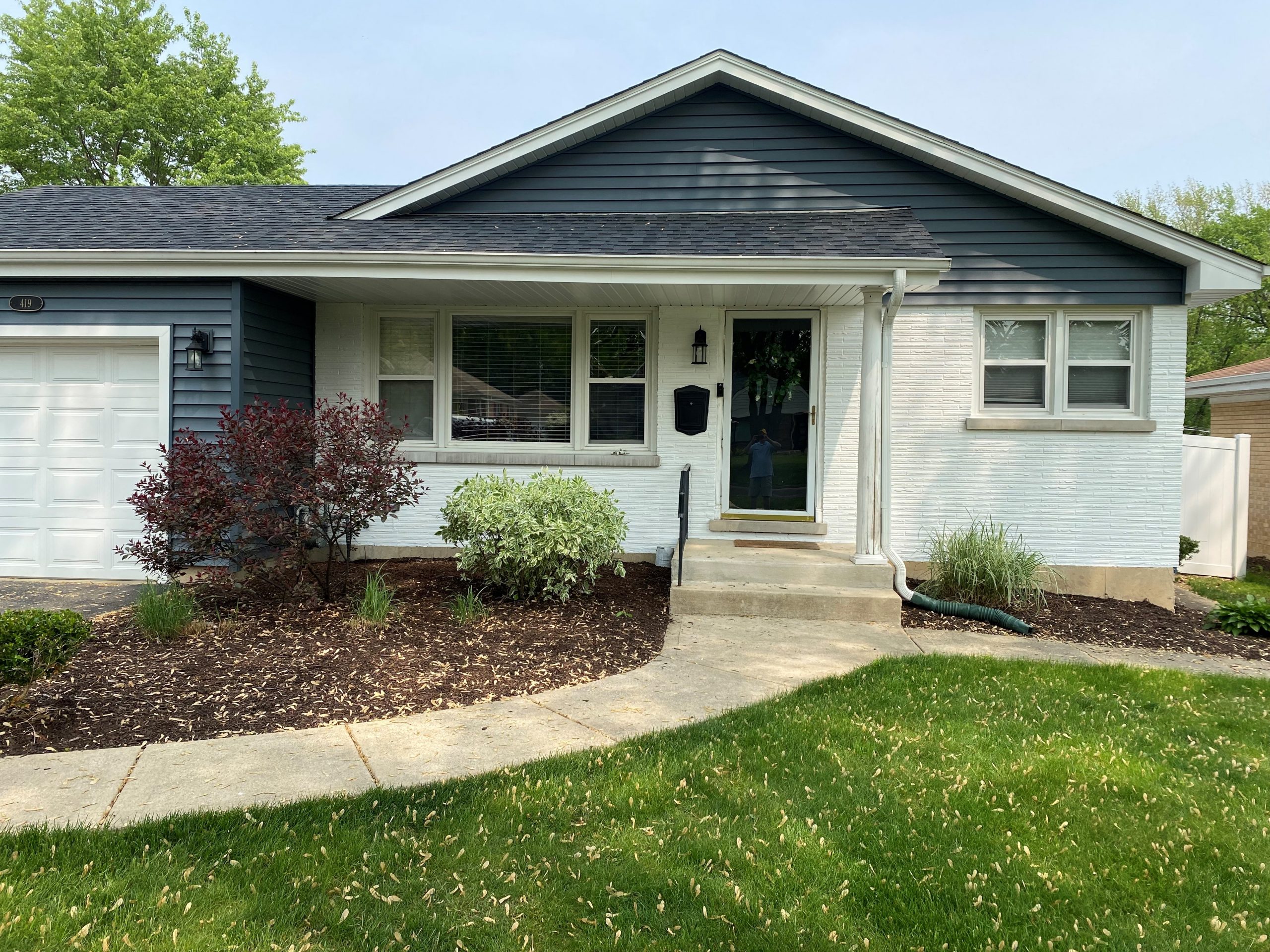 Painting of Brick Wheaton, IL after