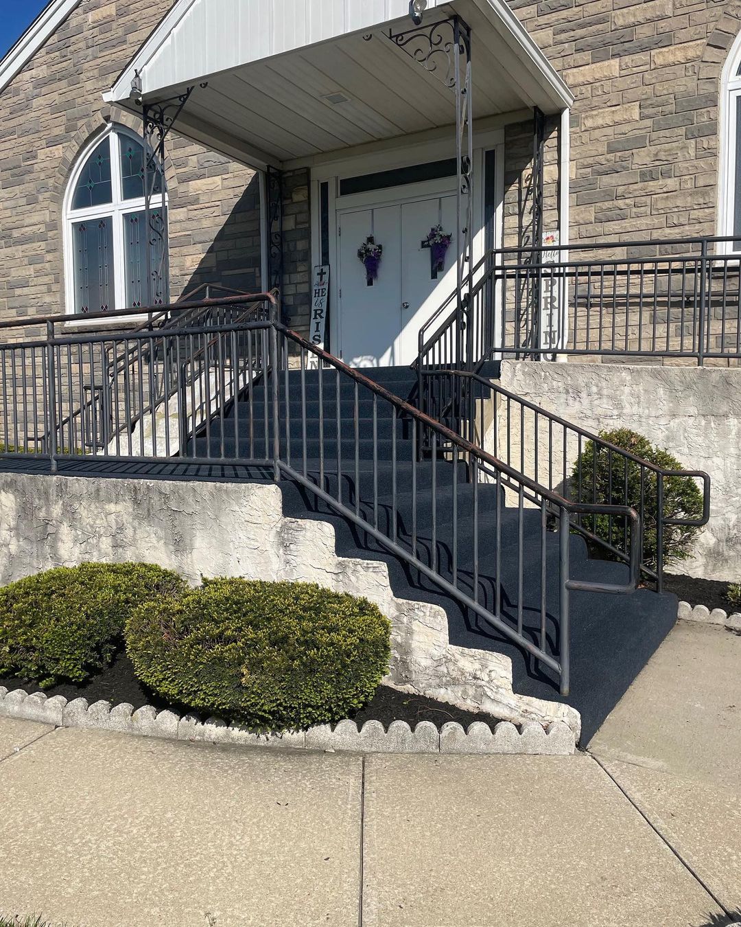 Church Railing Before