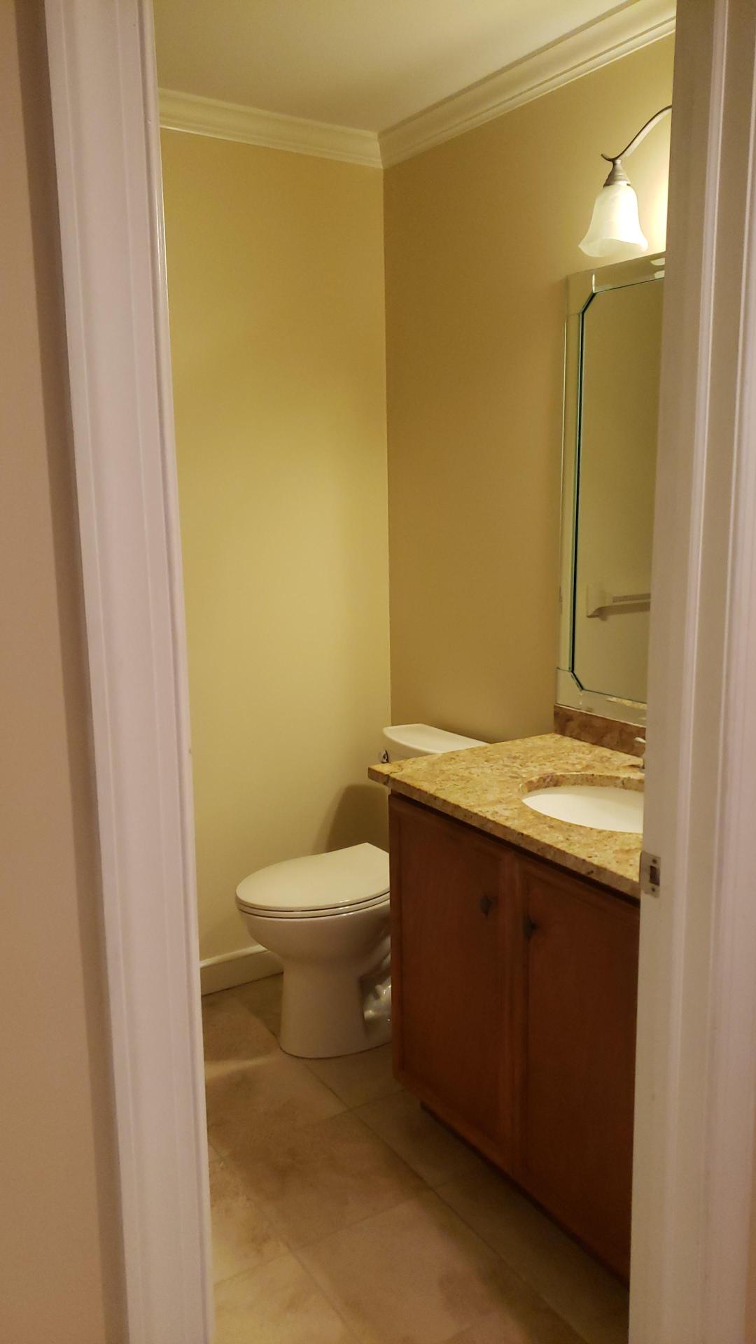 Bathroom in Easton, PA, after completed residential interior painting project by CertaPro Painters of the Greater Lehigh Valley