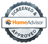We are HomeAdvisor Screened & Approved!