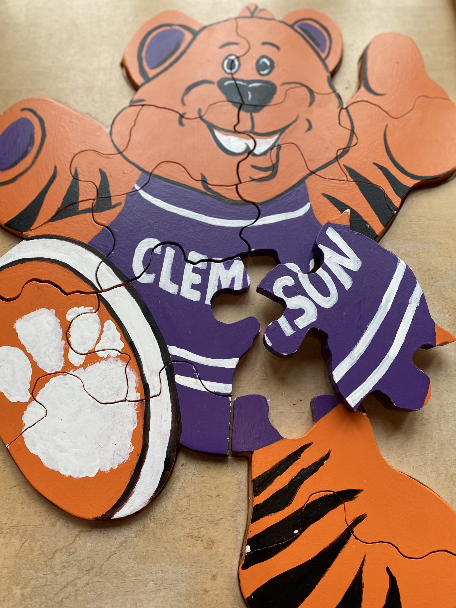 Painted Puzzle Bear CertaPro Painters of Greenville East