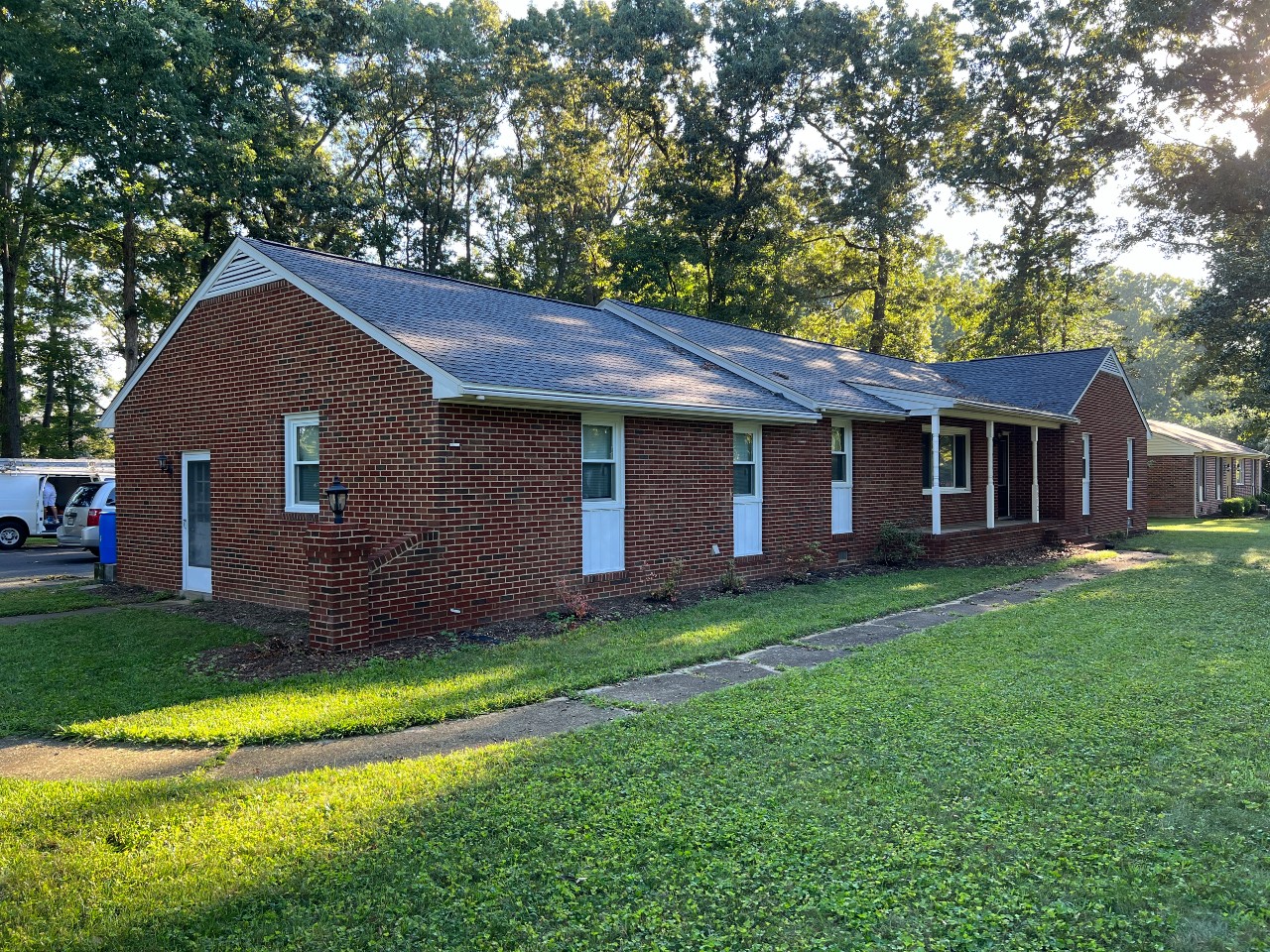 Brick Painting Services Before