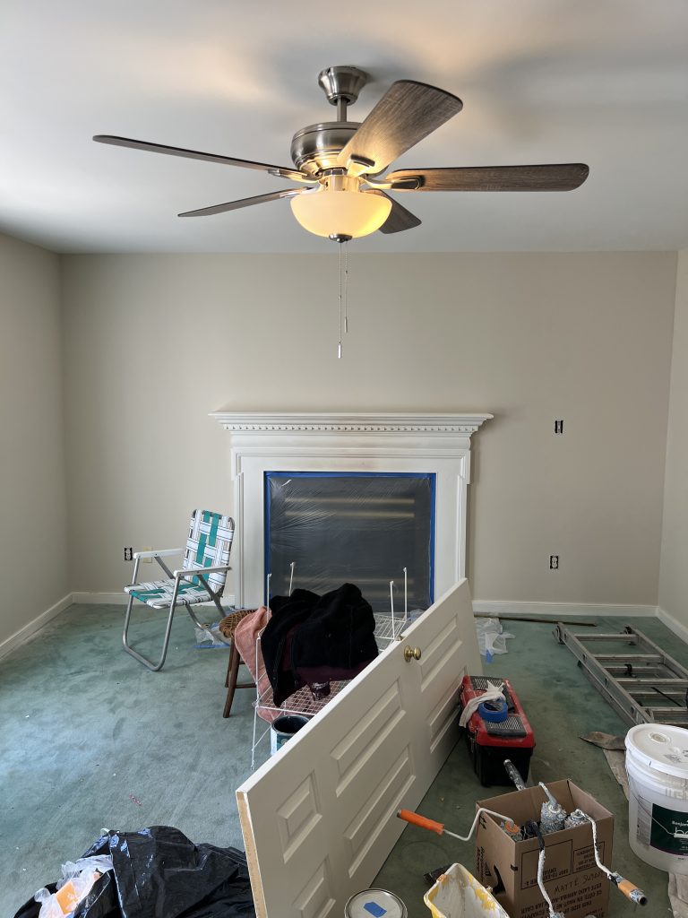 Living Room Painting After