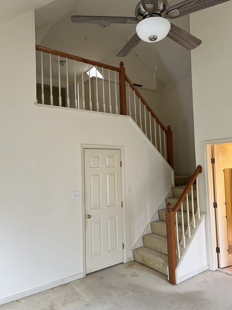 Stairway Painting Before