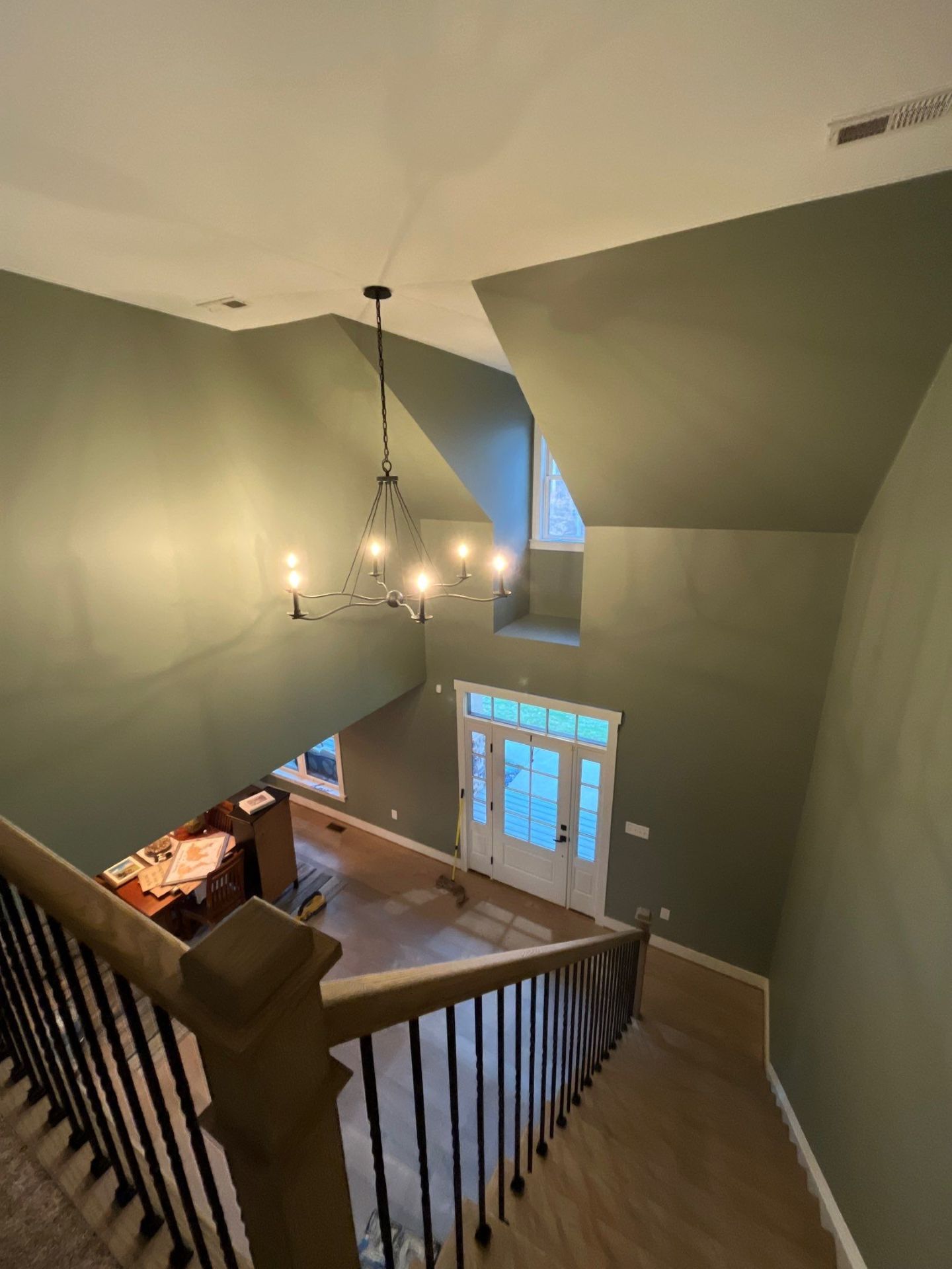 Foyer Repaint Project After