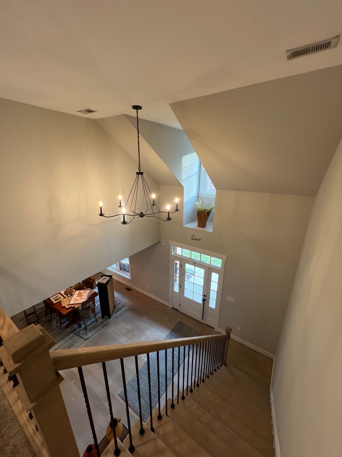 Foyer Repaint Project Before