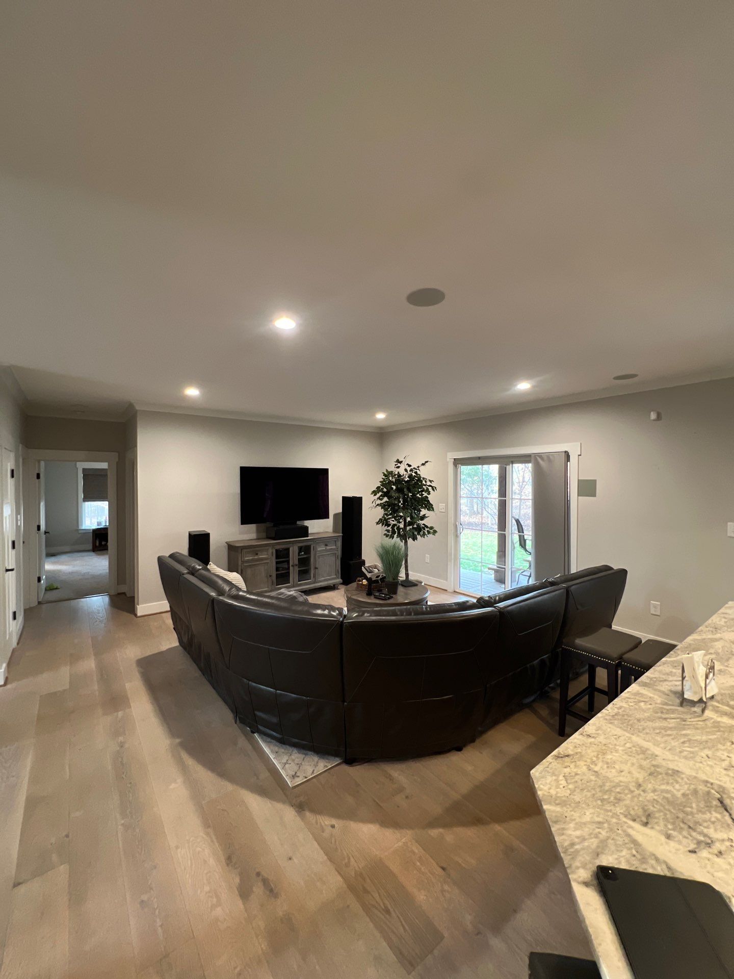 Living Room Repaint Project Before