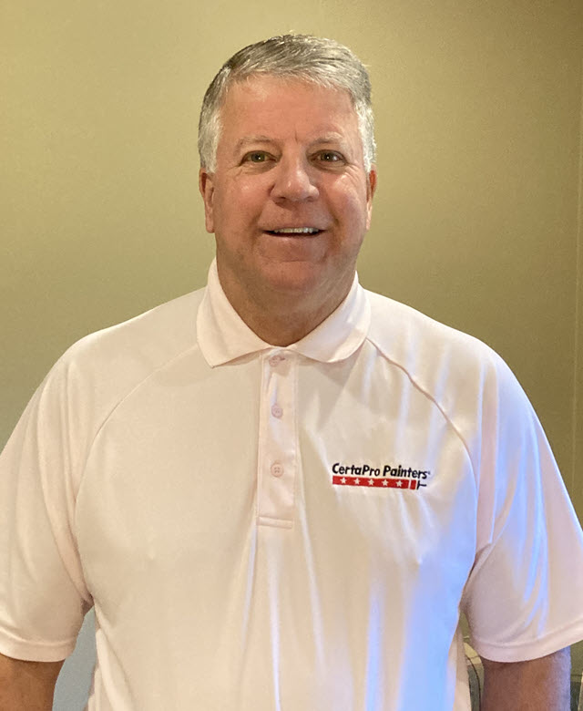 bob jamrog wearing pink for paint it pink - owner of certapro painters of hunterdon county