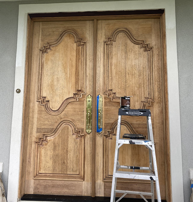 front door to be repainted