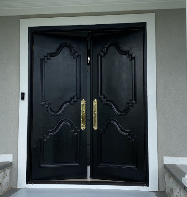 repainted front door in whitehouse station nj