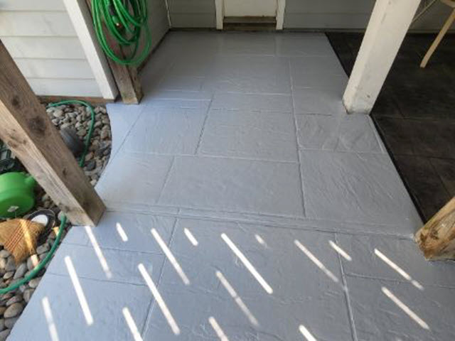 photo of updated walkway in lebanon nj