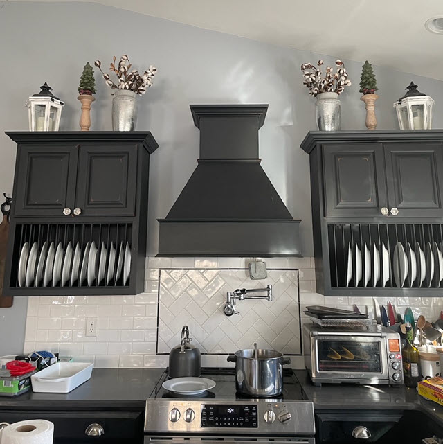 photo of kitchen ready to be repainted