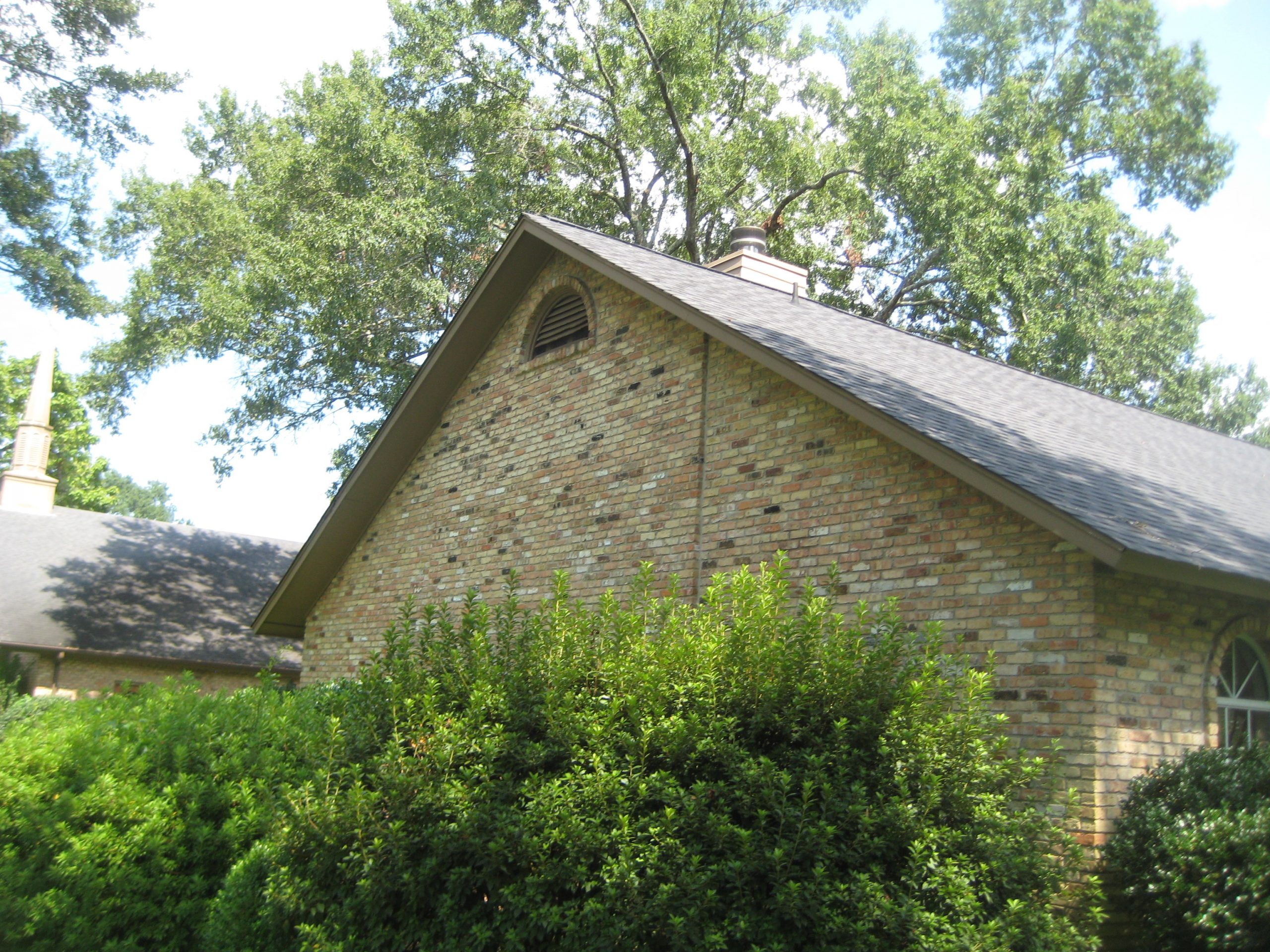 Exterior Church Painting Before