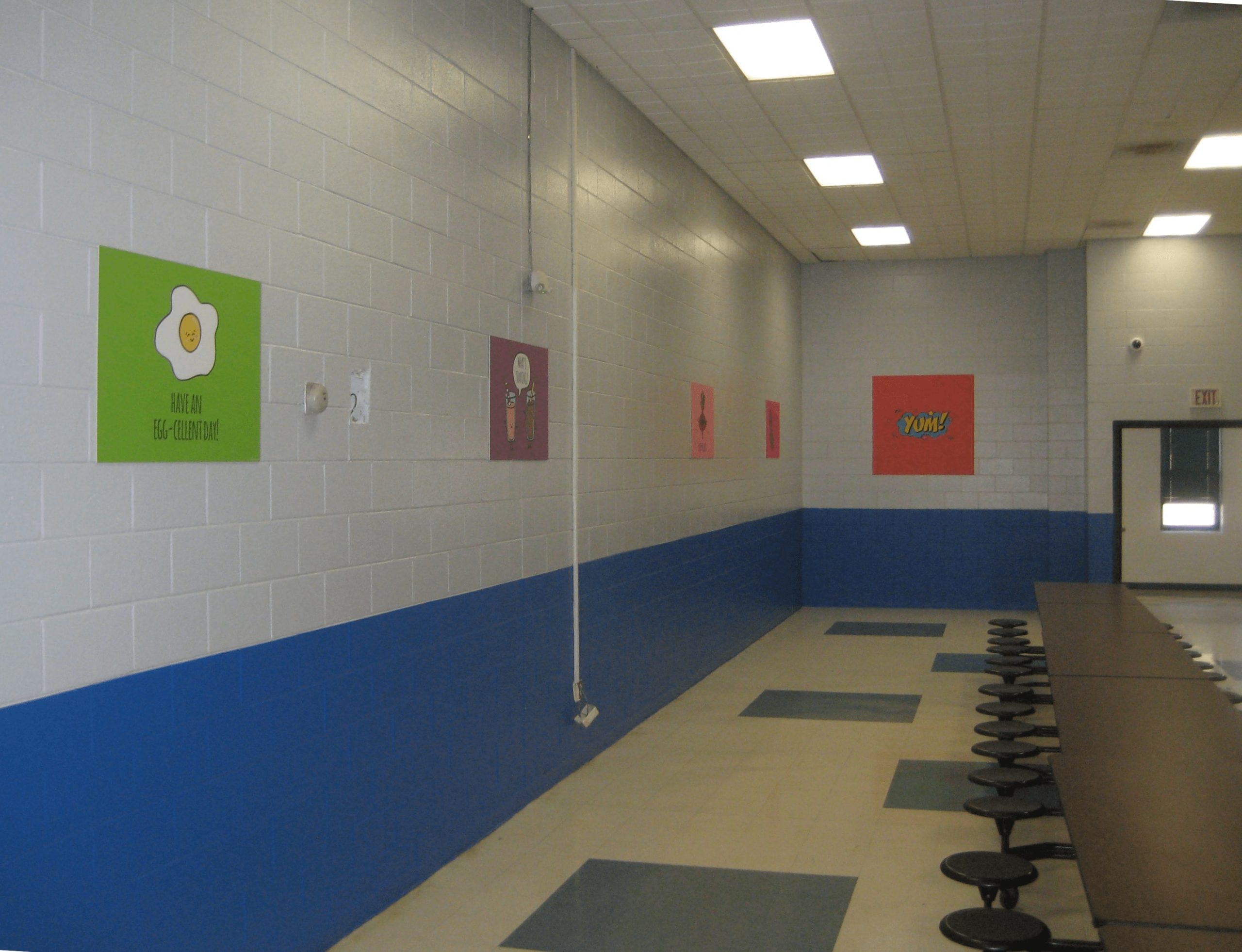 school painting after photo 