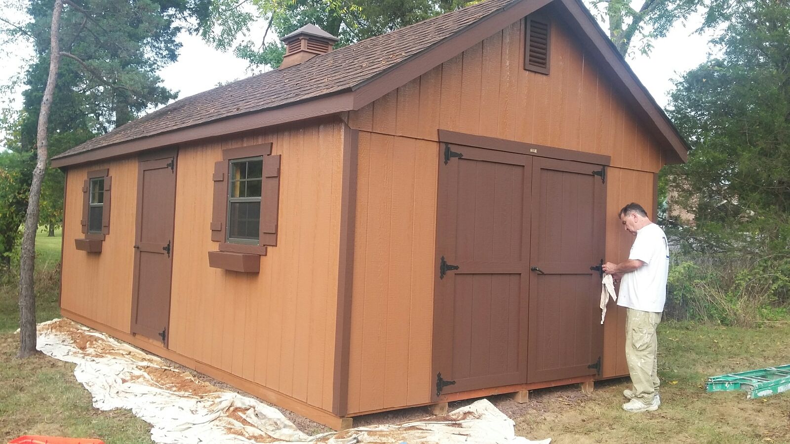 exterior staining in lansdale pa after