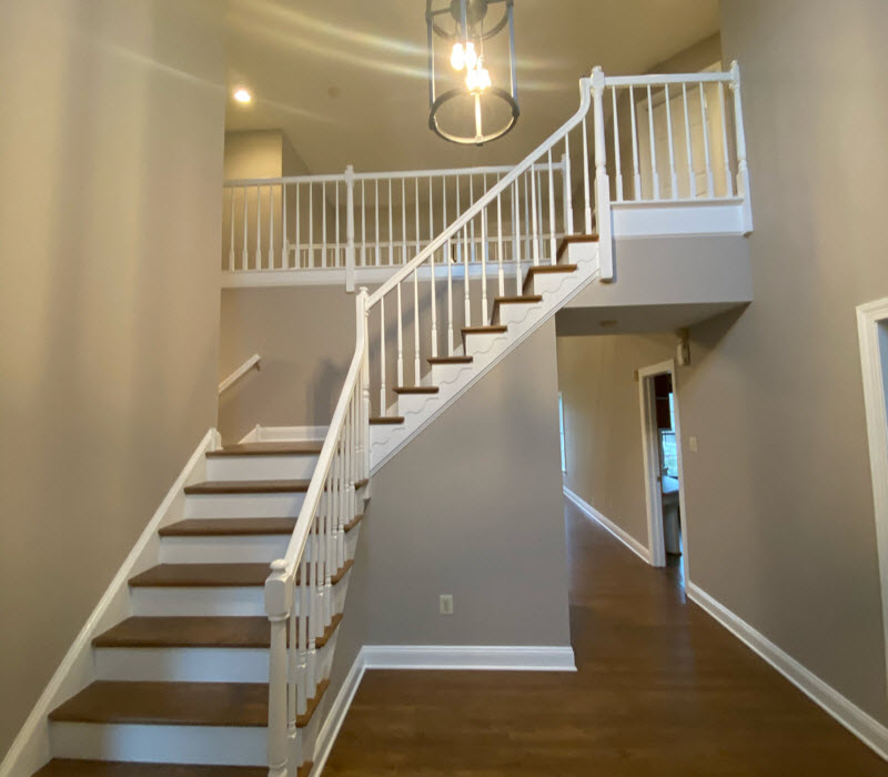 Harleysville PA stairway painting after