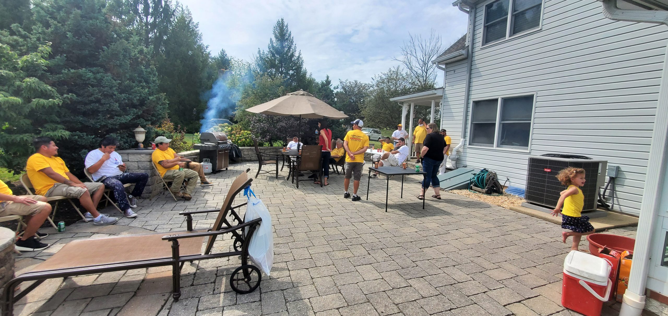 certapro painting crew at company picnic