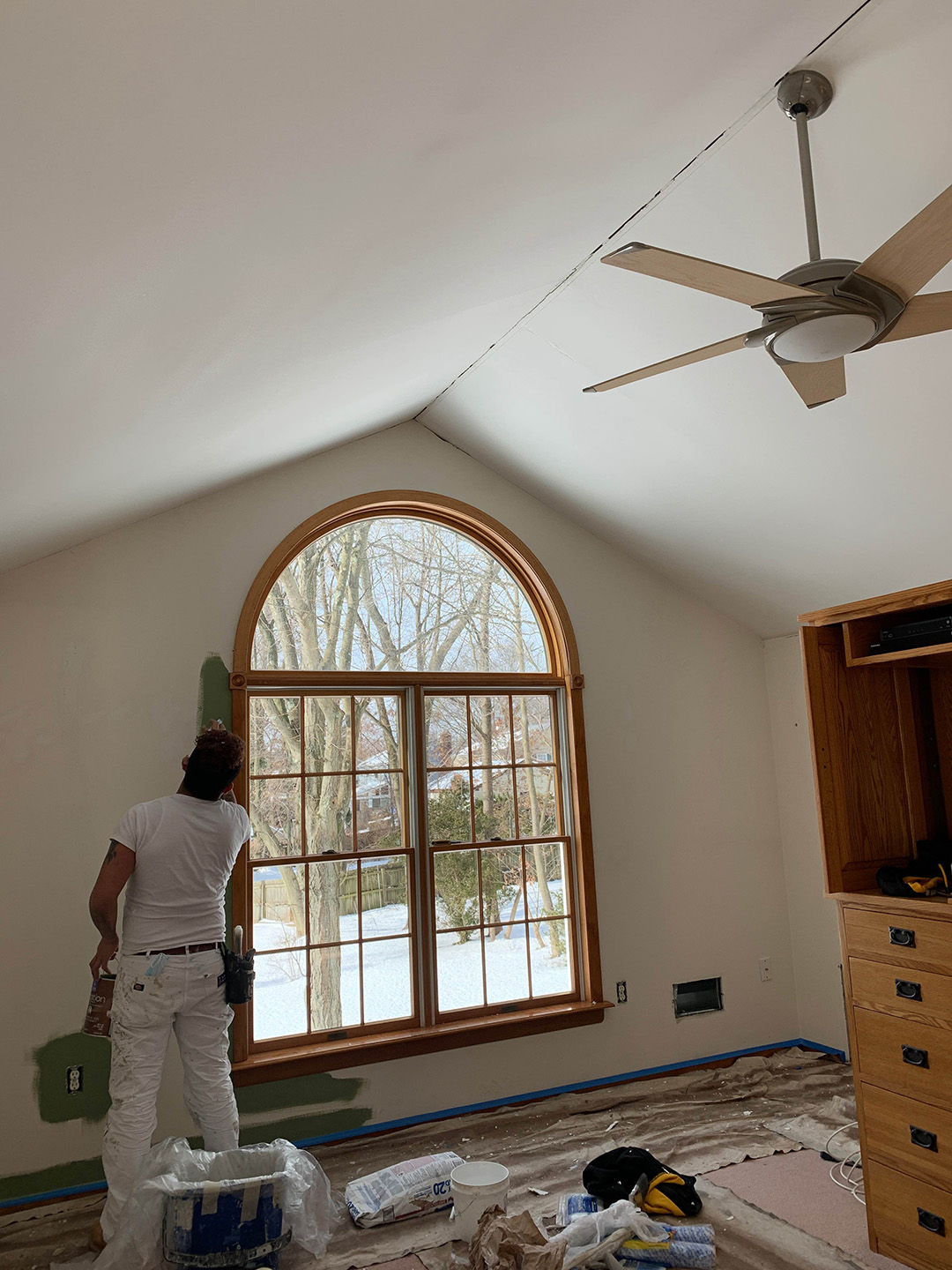 interior bedroom painting plymouth meeting (before)