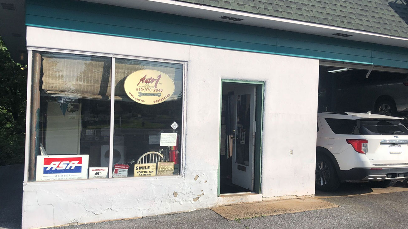 Gilbertsville PA Automotive Shop (Before)