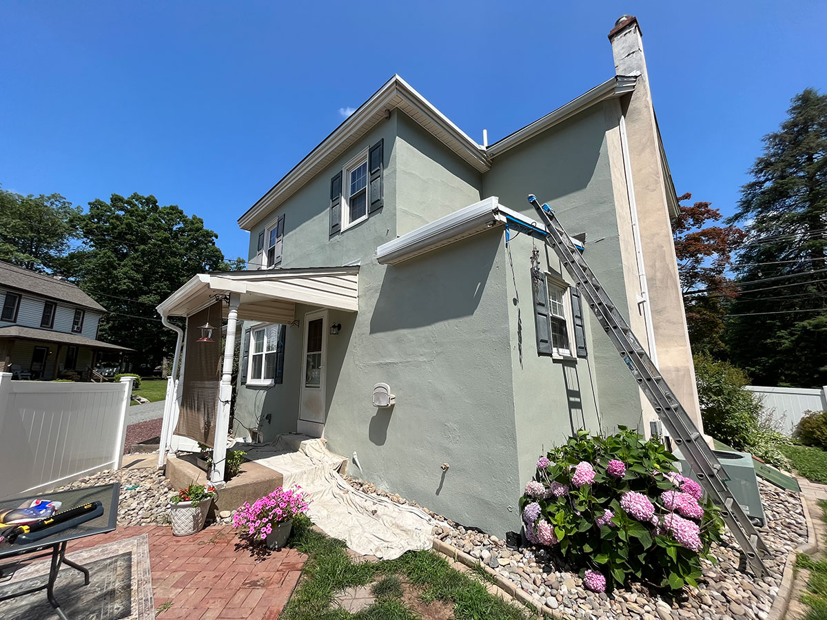 Exterior Rear (During)