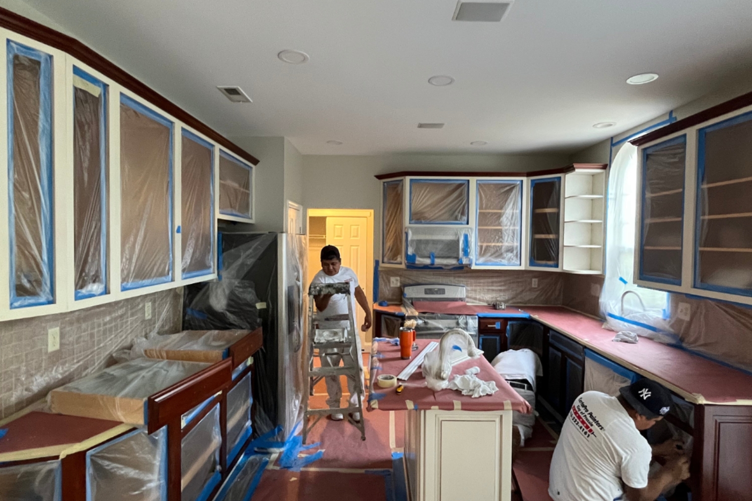 Pheonixville Cabinets Case Study being disassembled