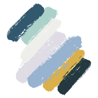 blue white yellow color samples