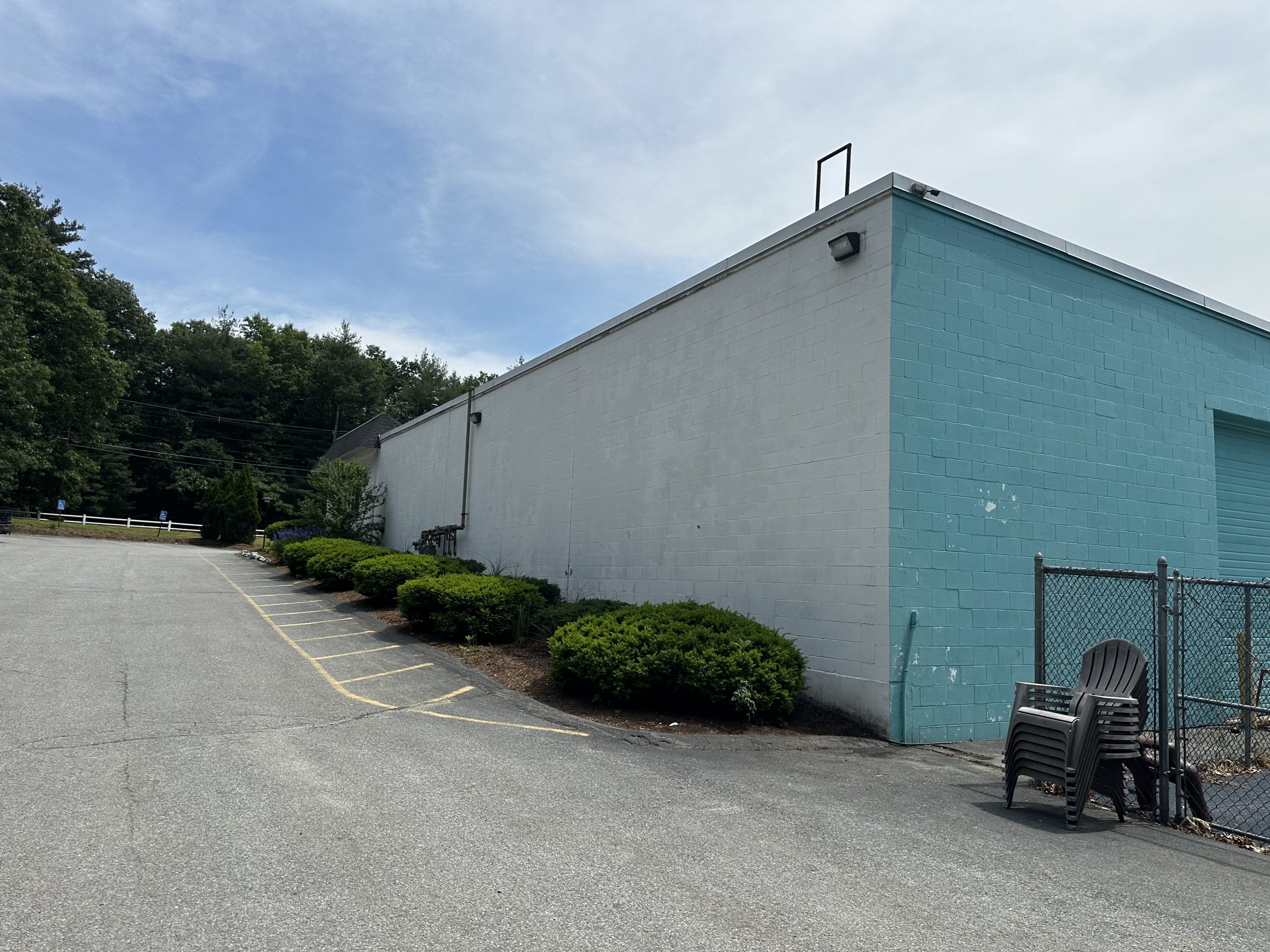 white commercial building in westford, ma - angle 2